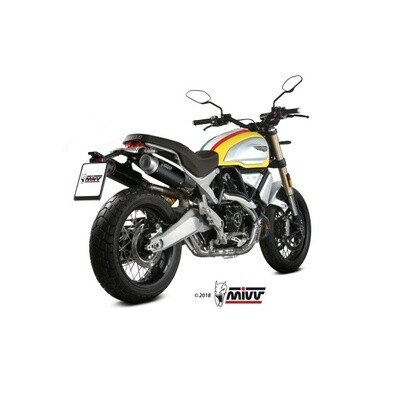 MIVV 2 SLIP-ON GPpro BLACK DUCATI SCRAMBLER 1100 2018-20