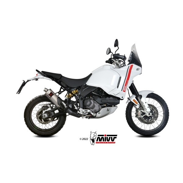MIVV SLIP-ON DAKAR TITANIUM DUCATI DESERTX 2022-23