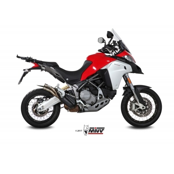 MIVV SLIP-ON DOUBLE GUN FULL TITANIUM DUCATI MULTISTRADA 950 / S 2017-21 / 1200 ENDURO 2016-18