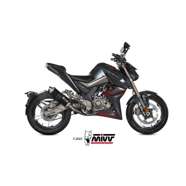 MIVV FULL SYSTEM 1x1 GP BLACK ZONTES ZT 125 G1 / U 2021-23