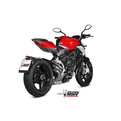 MIVV SLIP-ON SPEED EDGE ST. STEEL MV AGUSTA BRUTALE 800 RR 2017-20