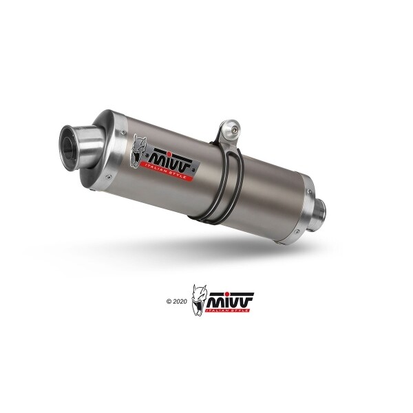 MIVV 2 SLIP-ON OVAL TITAN CAGIVA RAPTOR 1000 2000-05