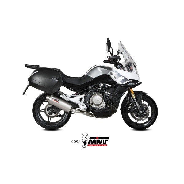 MIVV SLIP-ON OVAL ST. STEEL CF MOTO 650MT 2021-23