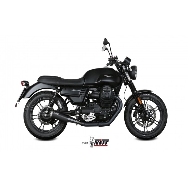 MIVV 2 SLIP-ON GHIBLI BLACK MOTO GUZZI V7 III 2017-22