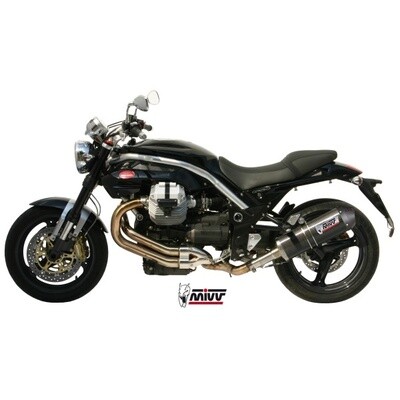 MIVV SLIP-ON OVAL CARBON WITH CARBON CAP MOTO GUZZI GRISO 850 / GRISO 1100 06-11 / GRISO 1200 07-16