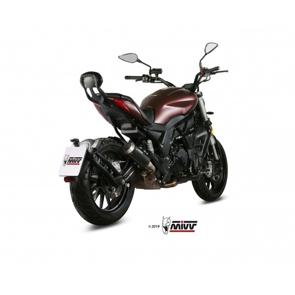 MIVV SLIP-ON MK3 BLACK BENELLI 502C 2019-23