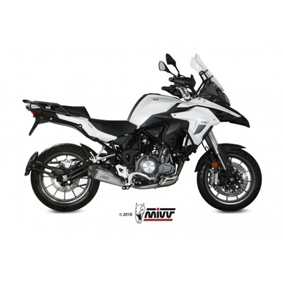 MIVV SLIP-ON DELTA RACE ST. STEEL BENELLI TRK 502 2017-23