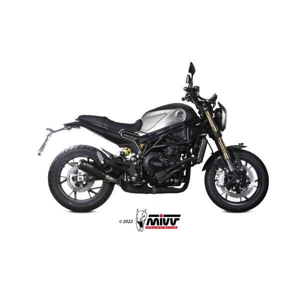 MIVV SLIP-ON X-M1 BLACK BENELLI LEONCINO 800 2022-23