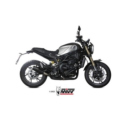 MIVV SLIP-ON X-M1 BLACK BENELLI LEONCINO 800 2022-23
