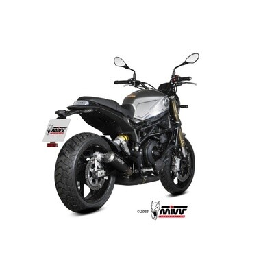 MIVV SLIP-ON MK3 BLACK BENELLI LEONCINO 800 2022-23
