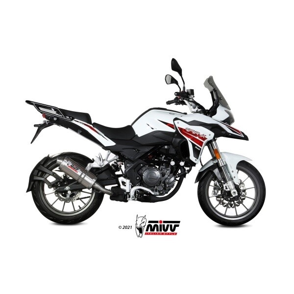 MIVV SLIP-ON OVAL ST. STEEL BENELLI TRK 251 2019-23