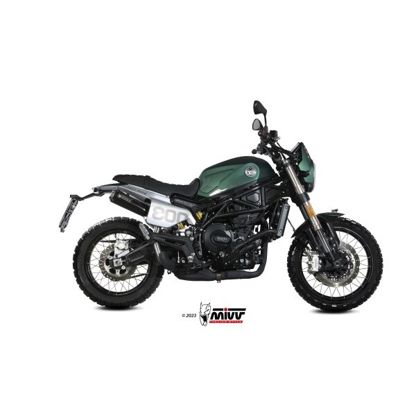 MIVV SLIP-ON X-M1 BLACK BENELLI LEONCINO 800 TRAIL 2022-23
