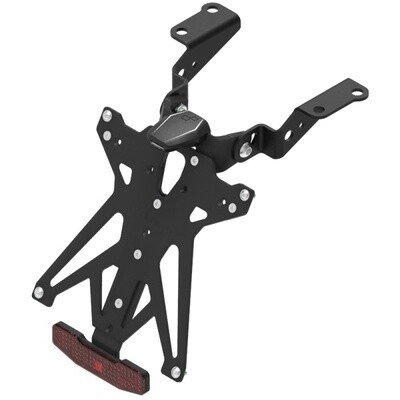 Lightech Kit Portamatriculas con Luz Matricula + Catadioptrico Homologado para Moto-Guzzi Griso