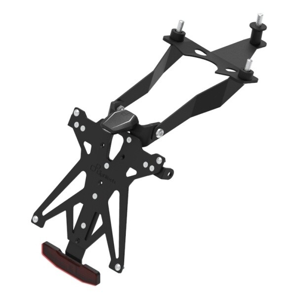 Lightech Kit Portamatriculas con Luz Matricula + Catadioptrico Homologado para Benelli Bn 125