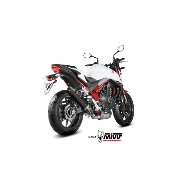 Escape MIVV SLIP-ON OVAL CARBON WITH CARBON CAP HONDA CB750 HORNET 2023-