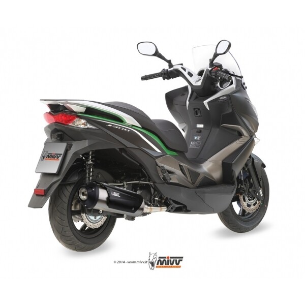 Escape MIVV FULL SYSTEM 1x1 URBAN ST. STEEL KAWASAKI J300 / KYMCO DINK STREET / DOWNTOWN / SUPERDINK