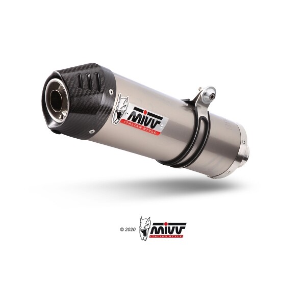 Escape MIVV 2 SLIP-ON OVAL TITAN WITH CARBON CAP APRILIA RSV 1000 2004-08 / TUONO Fighter 1000 2006-10