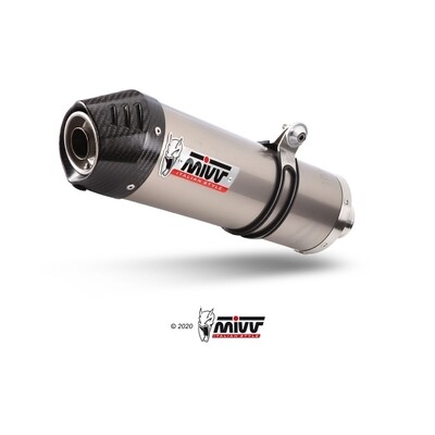 Escape MIVV 2 SLIP-ON OVAL TITAN WITH CARBON CAP APRILIA RSV 1000 2004-08 / TUONO Fighter 1000 2006-10