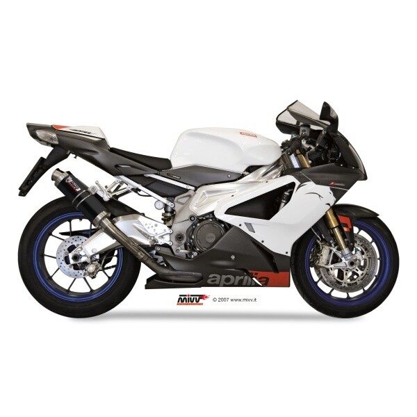 Escape MIVV 2 SLIP-ON GP BLACK APRILIA RSV 1000 2004-08 / TUONO Fighter 1000 2006-10