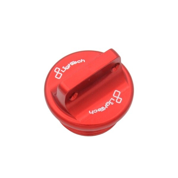 Lightech Tapón Aceite M20 X 1,5 en Color Rojo para Moto Guzzi Griso