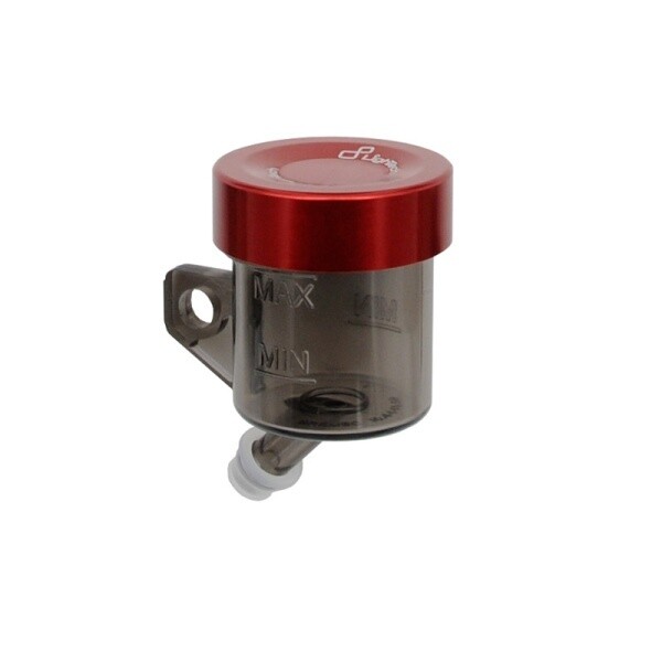 Lightech Depósito Líquido Freno Fume (16 Cm3) con Tapa en Color Rojo para Moto Guzzi Griso