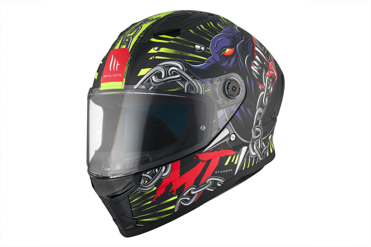 MT HELMETS STINGER 2 AKIN A3 MATT