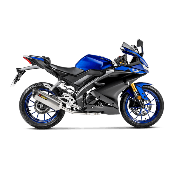 Sistema de escape completo Racing Line para carretera AKRAPOVIC EXHST RAC TI/CF YAMAHA YZF-R125 HOMOLOGADO