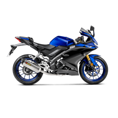 Sistema de escape completo Racing Line para carretera AKRAPOVIC EXHST RAC TI/CF YAMAHA YZF-R125 HOMOLOGADO Sistema de escape completo Racing Line para carretera AKRAPOVIC EXHST RAC TI/CF YAMAHA YZF-R125 HOMOLOGADO