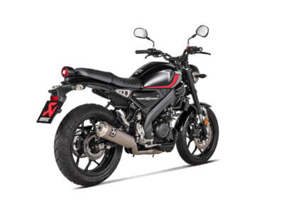 Sistema de escape completo Racing Line para carretera AKRAPOVIC EXHST RAC CF/CF YAMAHA XSR 125 Homologado