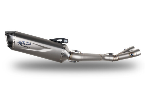 Sistema de escape FORCE EVO 3/4 2-en-1 Titanium Spark FORCE EVO 3/4 2in1 Exhaust System Titanium para Yamaha YZF-R1 (15-23)