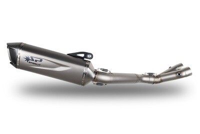 Sistema de escape FORCE EVO 3/4 2-en-1 Titanium Spark FORCE EVO 3/4 2in1 Exhaust System Titanium para Yamaha YZF-R1 (15-23)