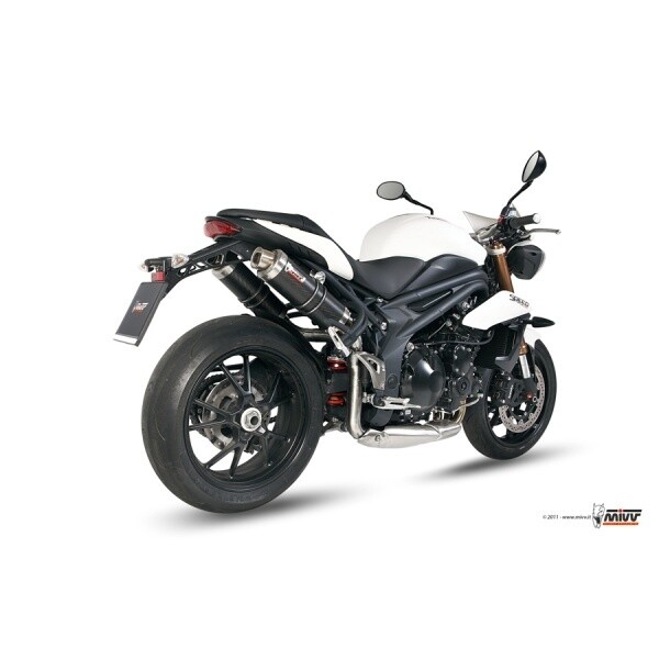 Escape MIVV 2 SLIP-ON GP CARBON TRIUMPH SPEED TRIPLE 2011-15 Homologado