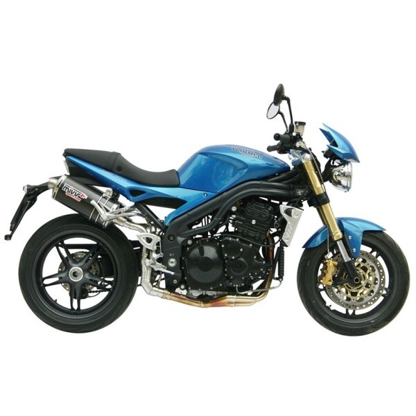 Escape MIVV 2 SLIP-ON OVAL CARBON TRIUMPH SPEED TRIPLE 2005-06