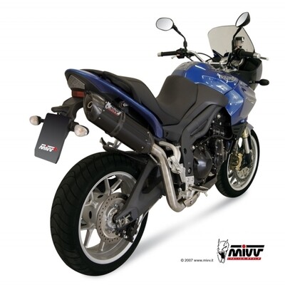 Escape MIVV SLIP-ON SUONO BLACK WITH CARBON CAP TRIUMPH TIGER 1050 2007-13