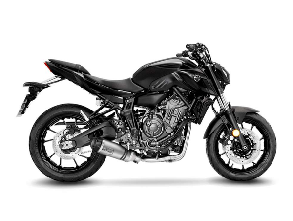 Sistema de escape completo LV One Evo acero inox para Yamaha R7 / MT07 / XSR700 / TRACER7