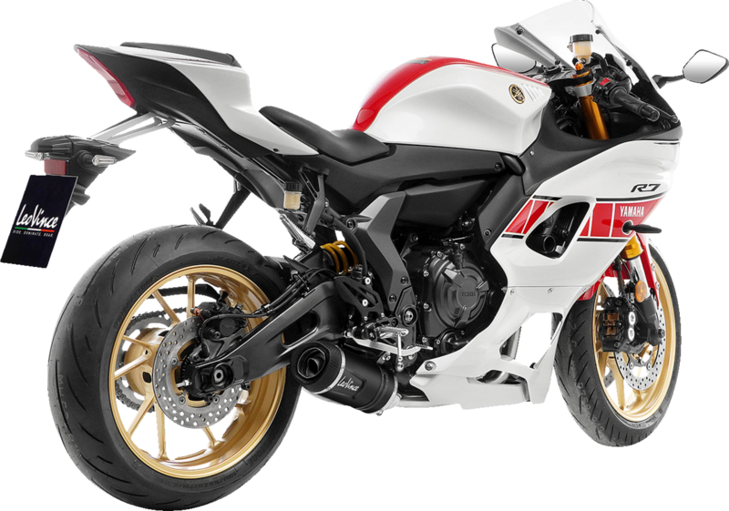 Sistema de escape LV One Evo Black para Yamaha MT07 / R7 / XSR700