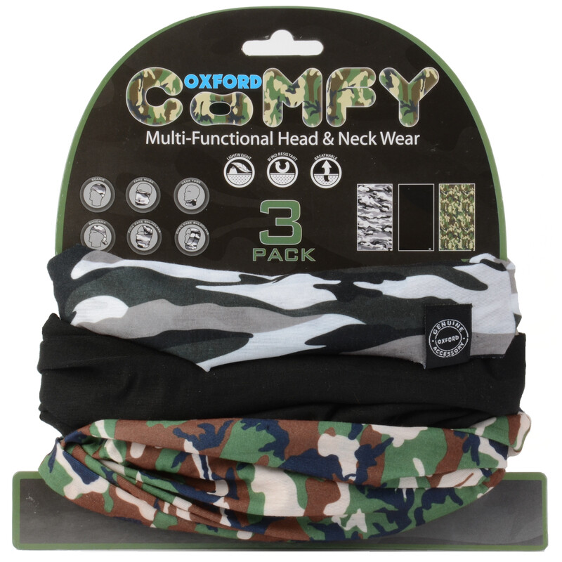 Braga cuello, pack de 3. Oxford