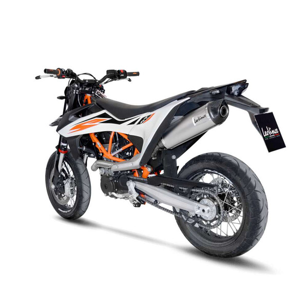 Silenciador Slip-On LV One Evo Acero inox. LEOVINCE MUFFLER LVONE EVO KTM ENDURO 690