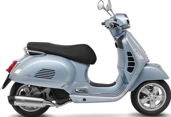 Silenciador Slip-On LV One Evo Acero inox. LEOVINCE MUFFLER ONE EVO SS VESPA GTS 125 Homologado