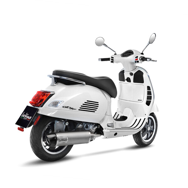 Silenciador Slip-On LV One Evo Acero inox. LEOVINCE MUFFLER LVONE VESPA GTS 300