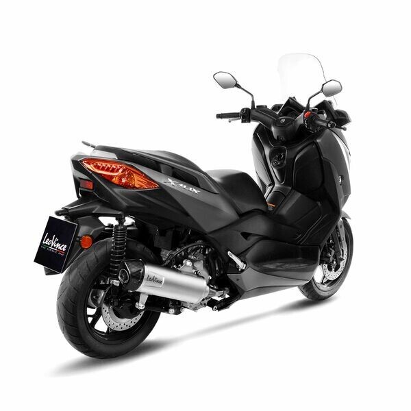 Silenciador Slip-On LV One Evo Acero inox. LEOVINCE EXHAUST LVONE  YAMAHA X-MAX 300 Homologado