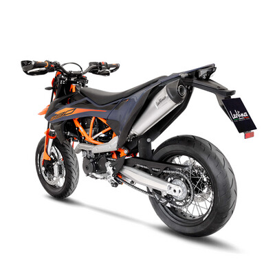 Silenciador Slip-On LV One Evo Acero inox. LEOVINCE MUFFLER ONEEVO SS KTM 690 / GAS GAS