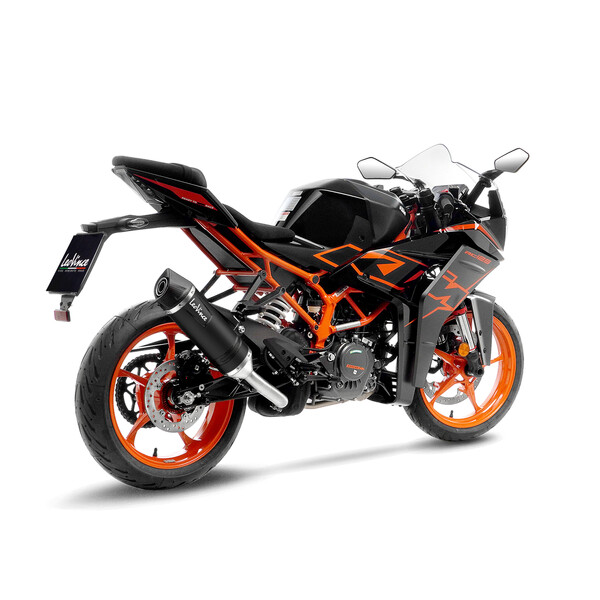 Silenciador Slip-On LV One Evo Black Edition. LEOVINCE MUFFLER LVONE EVO BK KTM RC125 / 390 Homologado
