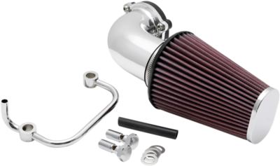 Sistema de admisión Aircharger® con kit de tubo de admisión de aluminio doblado con mandril para HD 07-19 XL