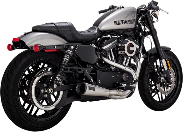 Sistema de escape 2-en-1 Upsweep inox. Vance & Hines
EXHAUST 2-1 SS 04-22 XL