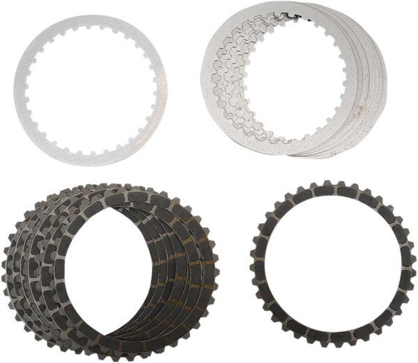Kit de discos de embrague de fibra de carbono para Harley Davidson 90-97 BT