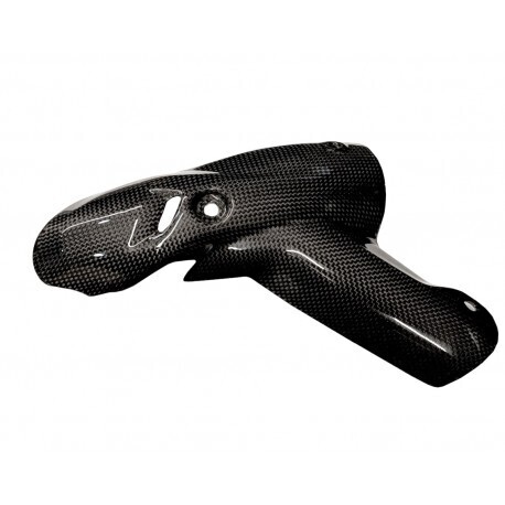 Protector de colector de escape lateral en carbono MONSTER 937