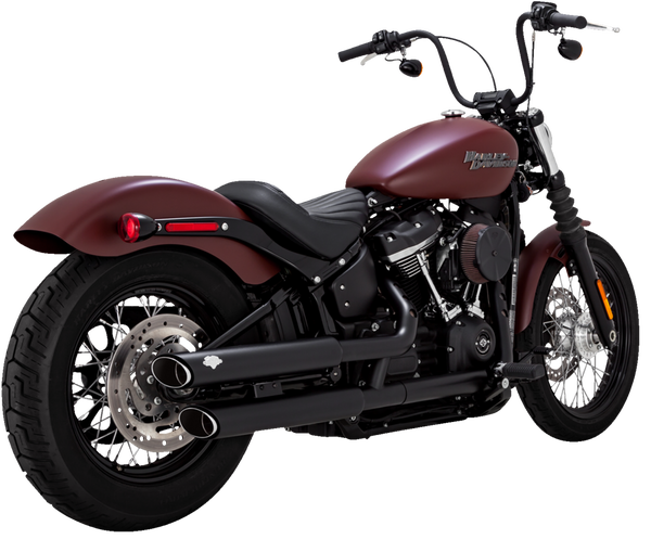 Silenciadores Slip-On 3" Twin Slash Vance & Hines MUFFLERS 3"BLK.TS 18+ST