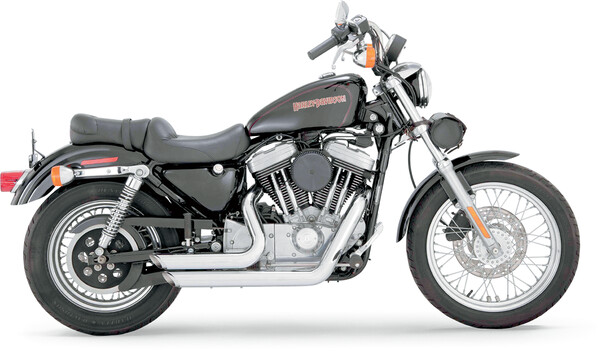 Sistema de escape Shortshots escalonado Vance & Hines EXHAUST SS STAG 99-03XL
