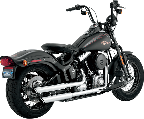 Silenciadores Slip-On 3" Round Twin-Slash Vance & Hines MUFFLER TW-SLS CH 7-17DLX